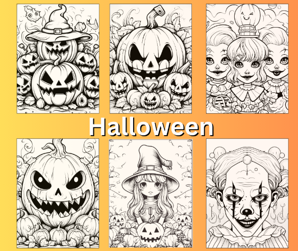Halloween Coloring Pack
